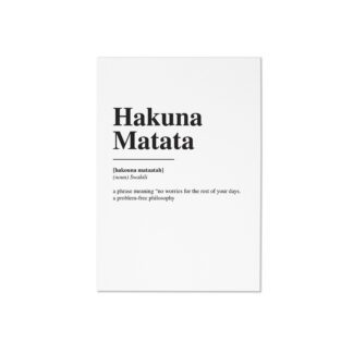 Hakuna Matata print