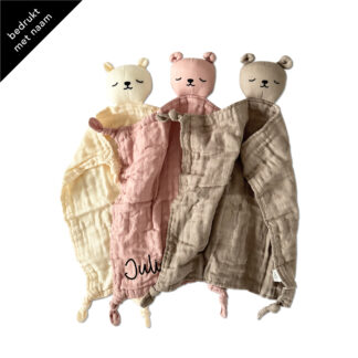 Hydrofiel beertje met naam