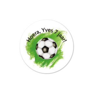 Traktatiesticker Voetbal